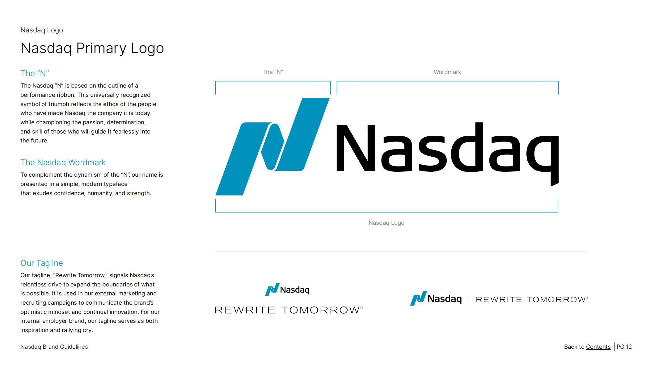 Nasdaq 2021品牌规范手册第11页