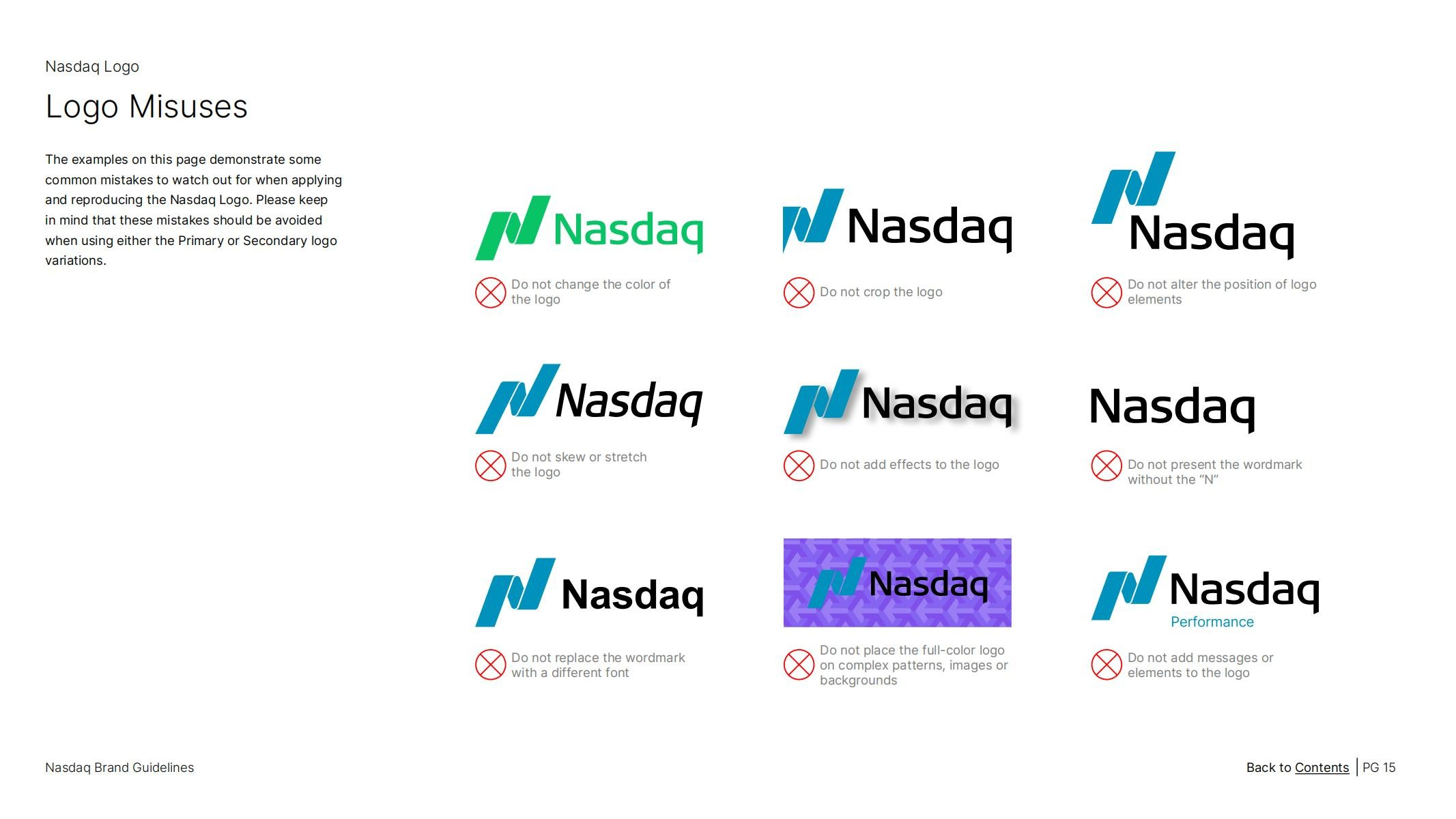 Nasdaq 2021品牌规范手册第14页