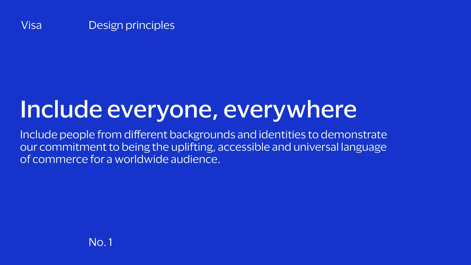 Visa:Visa Design Principles 01
